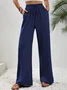 Casual Plain Sweatpants & Joggers