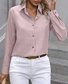 Vintage Regular Fit Plain Shawl Collar Shirt