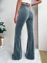 Casual Plain Regular Fit Pants