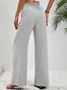 Casual Plain Sweatpants & Joggers