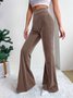 Casual Plain Regular Fit Pants