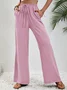 Casual Plain Sweatpants & Joggers