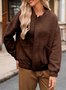 Plain Loose Casual Jacket