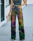 Regular Fit 3D Printing Casual Jeans