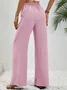 Casual Plain Sweatpants & Joggers