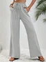 Casual Plain Sweatpants & Joggers