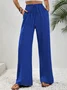 Casual Plain Sweatpants & Joggers