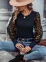 Casual Regular Fit Leopard T-Shirt