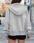 Hoodie Loose Plain Vintage Jacket