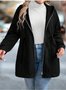 Casual Hoodie Loose Plain Jacket