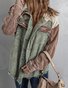 Hoodie Vintage Loose Multicolor Block Jacket