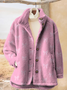 Casual Others Abstract Loose Jacket