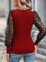 Casual Regular Fit Leopard T-Shirt