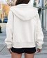 Hoodie Loose Plain Vintage Jacket