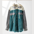 Hoodie Vintage Loose Multicolor Block Jacket
