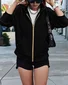 Hoodie Loose Plain Vintage Jacket