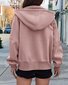Hoodie Loose Plain Vintage Jacket