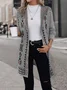Ethnic Casual Hoodie Loose Cardigan