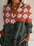 Floral Shirt Collar Casual Shirt