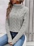 Casual Regular Fit Plain Sweater