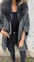 Plain Loose Dolman Sleeve Casual Coat