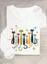 Vintage Retro Mid-Century Modern Look Cats Casual Long Sleeve Shirt