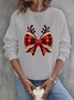 Crew Neck Casual Sweatshirt