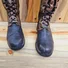 Plain Vintage Autumn Leather Outdoor Boots