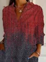 Casual Shirt Collar Loose Shirt