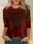 Ethnic Casual Loose T-Shirt