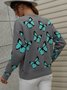 Butterfly Loose Casual Sweater