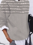 Casual Loose Zipper Sweatshirt