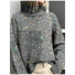 Loose Casual Mock Neck Sweatshirt