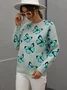 Butterfly Loose Casual Sweater