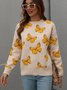 Butterfly Loose Casual Sweater