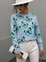 Butterfly Loose Casual Sweater