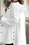 Vintage Plain Hoodie Jacket