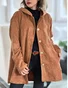 Vintage Plain Hoodie Jacket