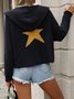 Star Loose Casual Sweater