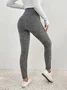 Casual Tight Plain Sweatpants & Joggers