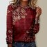 Loose 3D Printing Casual Crew Neck T-Shirt