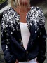 Crew Neck Loose Casual Jacket