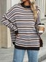 Loose Casual Striped Sweater