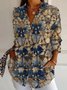 Loose Casual Ethnic Shirt