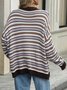 Loose Casual Striped Sweater