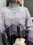 Mock Neck Casual Sweatshirt