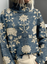 Mock Neck Vintage Sweatshirt