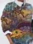 Casual Crew Neck Sweatshirt