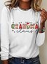 Christmas Grandma Casual Long Sleeve Shirt