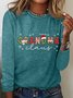 Christmas Grandma Casual Long Sleeve Shirt